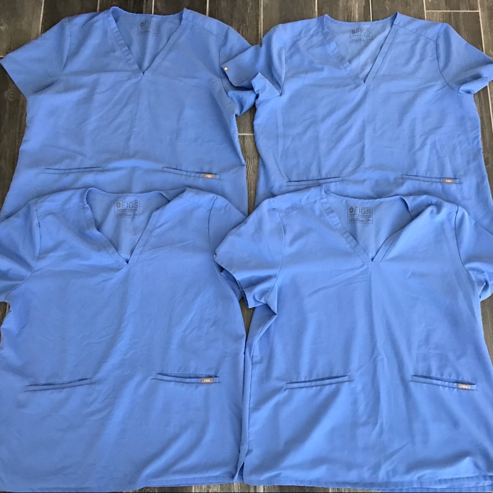 Figs XXL ceil casma scrub top bundle